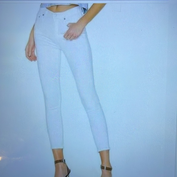 Citizens of Humanity White Rocket Crop High Rise Skinny size 25 - Picture 1 of 11